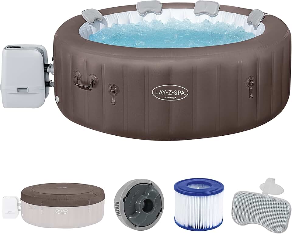 jardinite - spa Dominica - 196x196x71cm - hydrojet, appli mobile