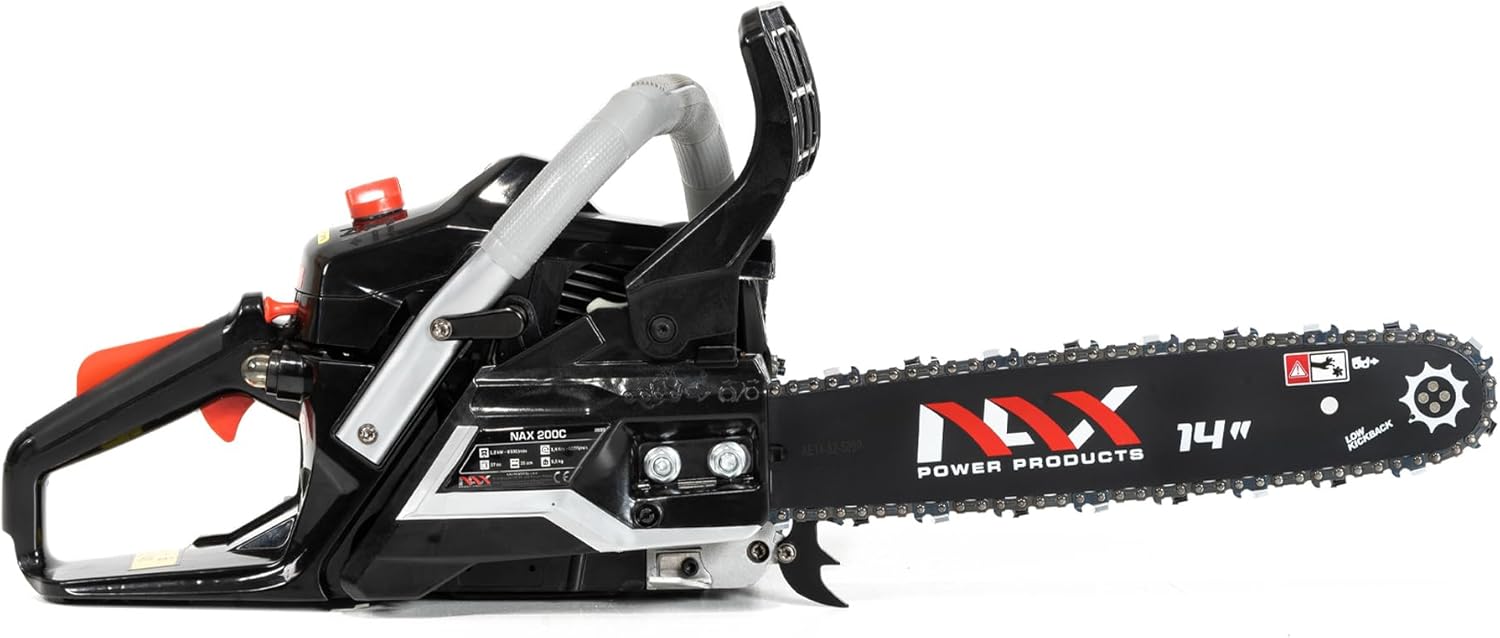 NAX POWER PRODUCTS - tronçonneuse 37 cm3, 1,2 kW, guide 35 cm, 200C