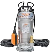 jardinite Pompe Submersible Aqua 11S, 550W, Débit 3,6 m³/h, Hauteur Refoulement 25 m...