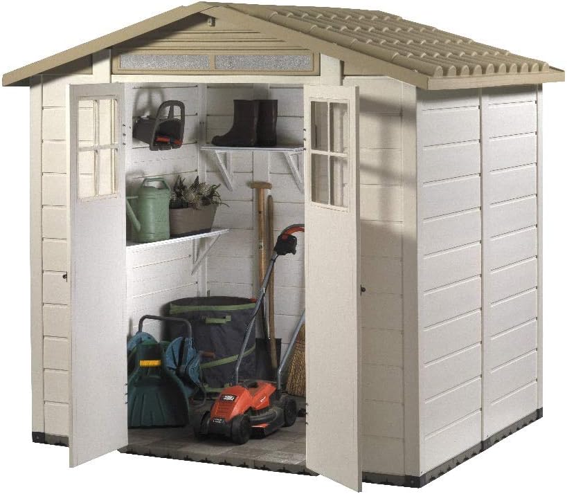 Abri De Jardin 6.03m² Beige 