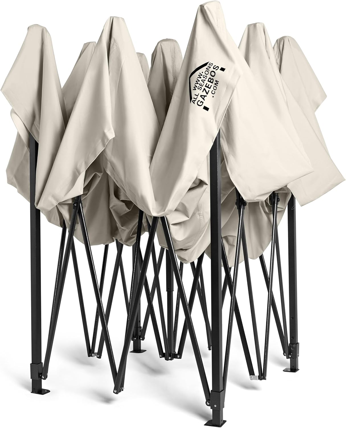 jardinite - Tonnelle pliante série premium - 3x3m - étanche, parois latérales, accessoires, haute qualité