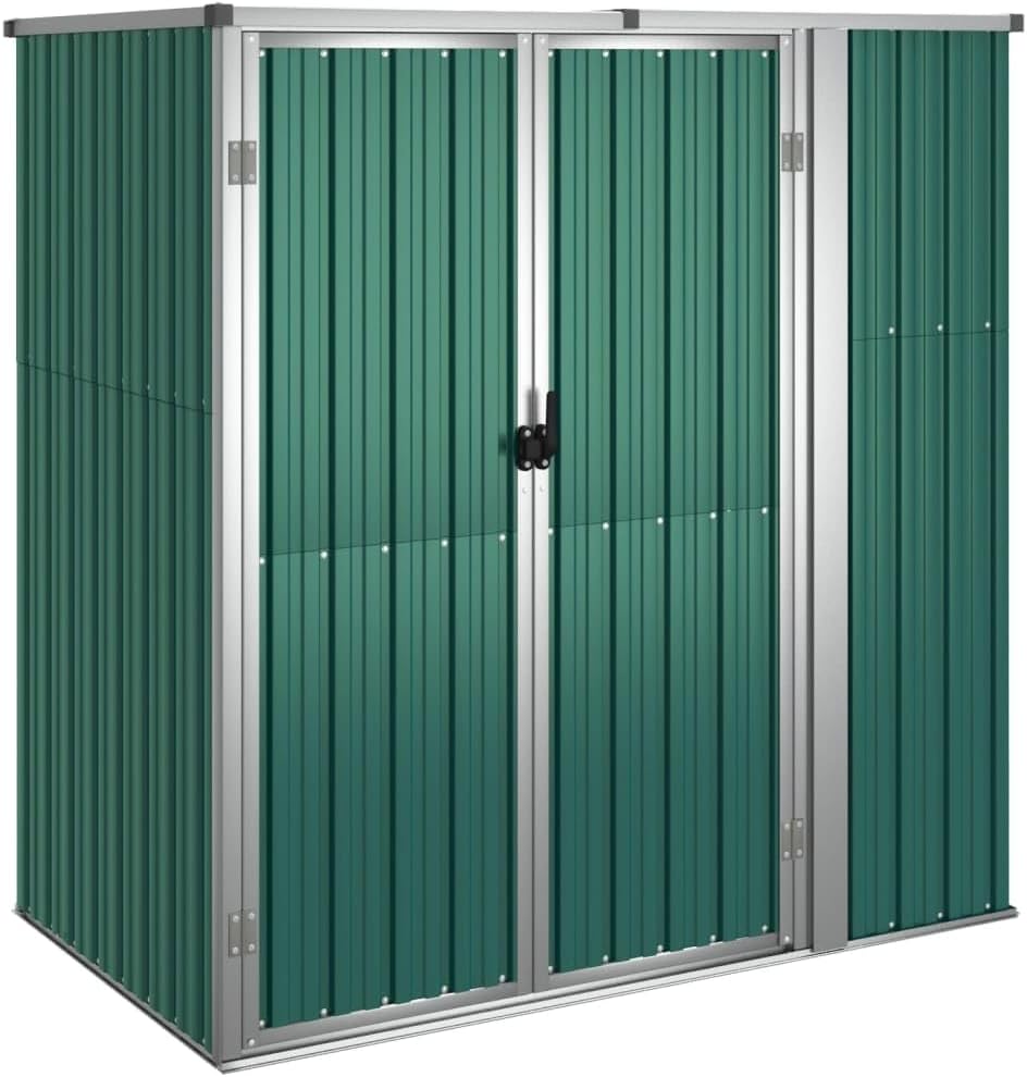 jardinite Abri à Outils de Jardin Vert 161x89x161 cm Acier galvanisé, Maison & Jardin, Pelouses & Jardins, Vie en extérieur, Structures extérieures, Cabanes & abris de Jardin, Vert, (Poids 29.62KG)