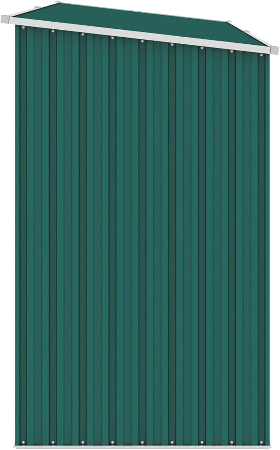 Abri à bois de jardin - 245x98x159 cm - acier galvanisé, grande capacité
