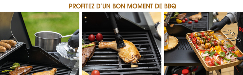 barbecue gaz 4B+1 noir