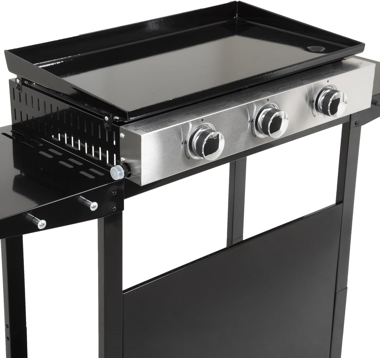 jardinite - Plancha Mérida sur chariot 3 brûleurs 6kW 74x33 cm