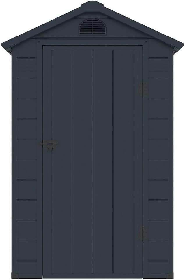 jardinite - abri de jardin résine anthracite 1,39 m², CESIO