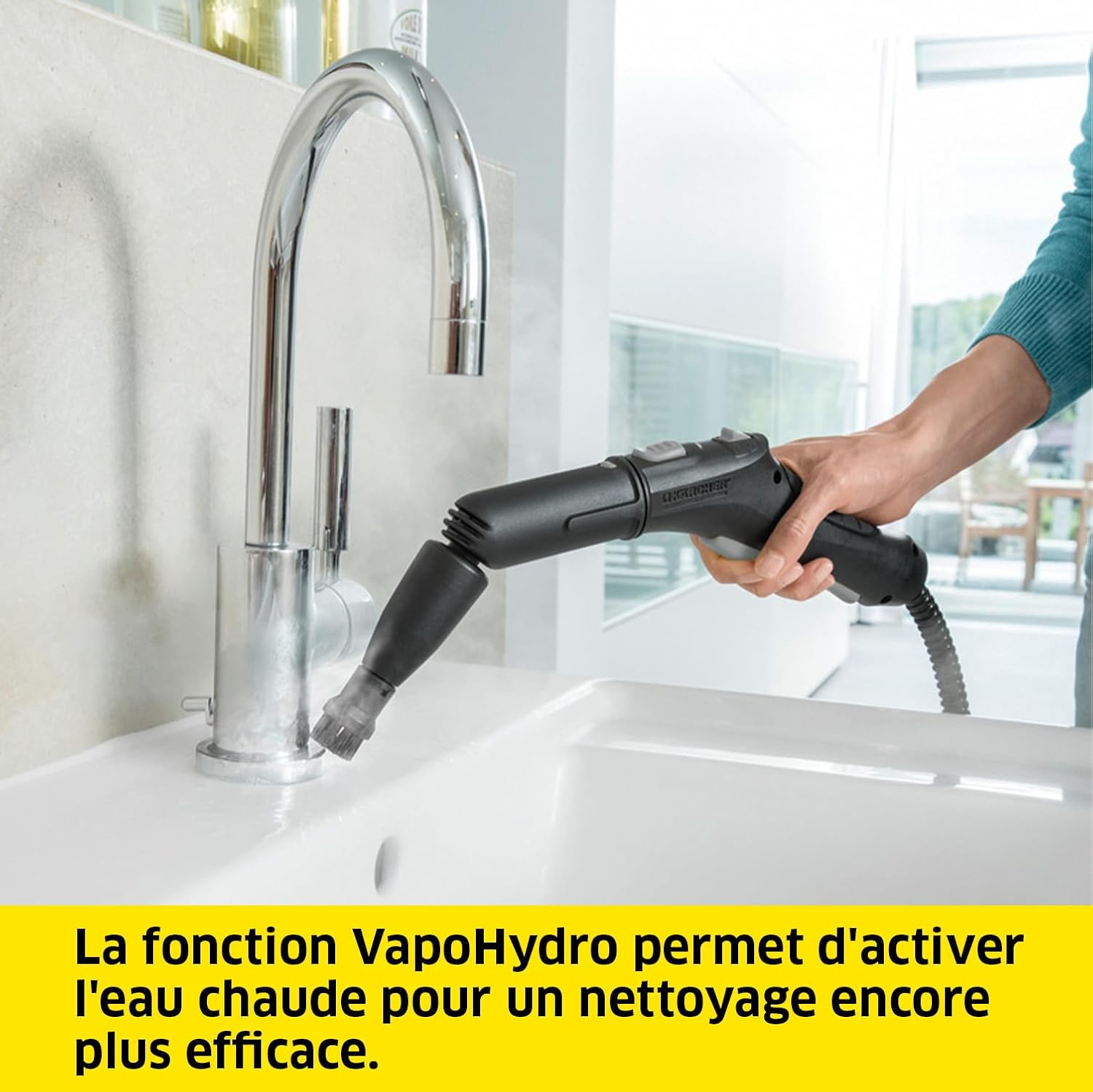 jardinite - SC 5 EasyFix Iron Plug - 0,5+1,5 L - Vapeur 4,2 bar, 150 m²
