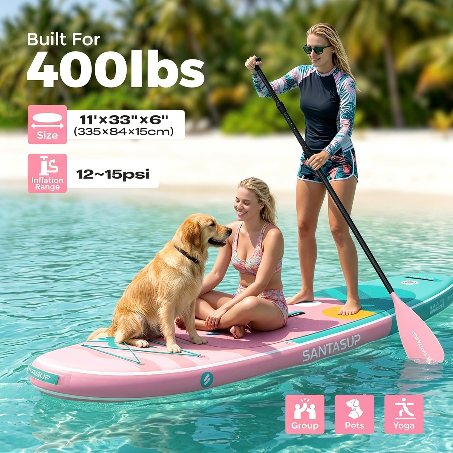 Stand Up Paddle gonflable - 10'6