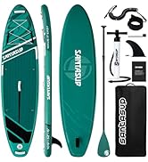 jardinite Stand Up Paddle Planche de Surf Sup Gonflable Complet Accessoires Pagaie Réglable, Pompe...