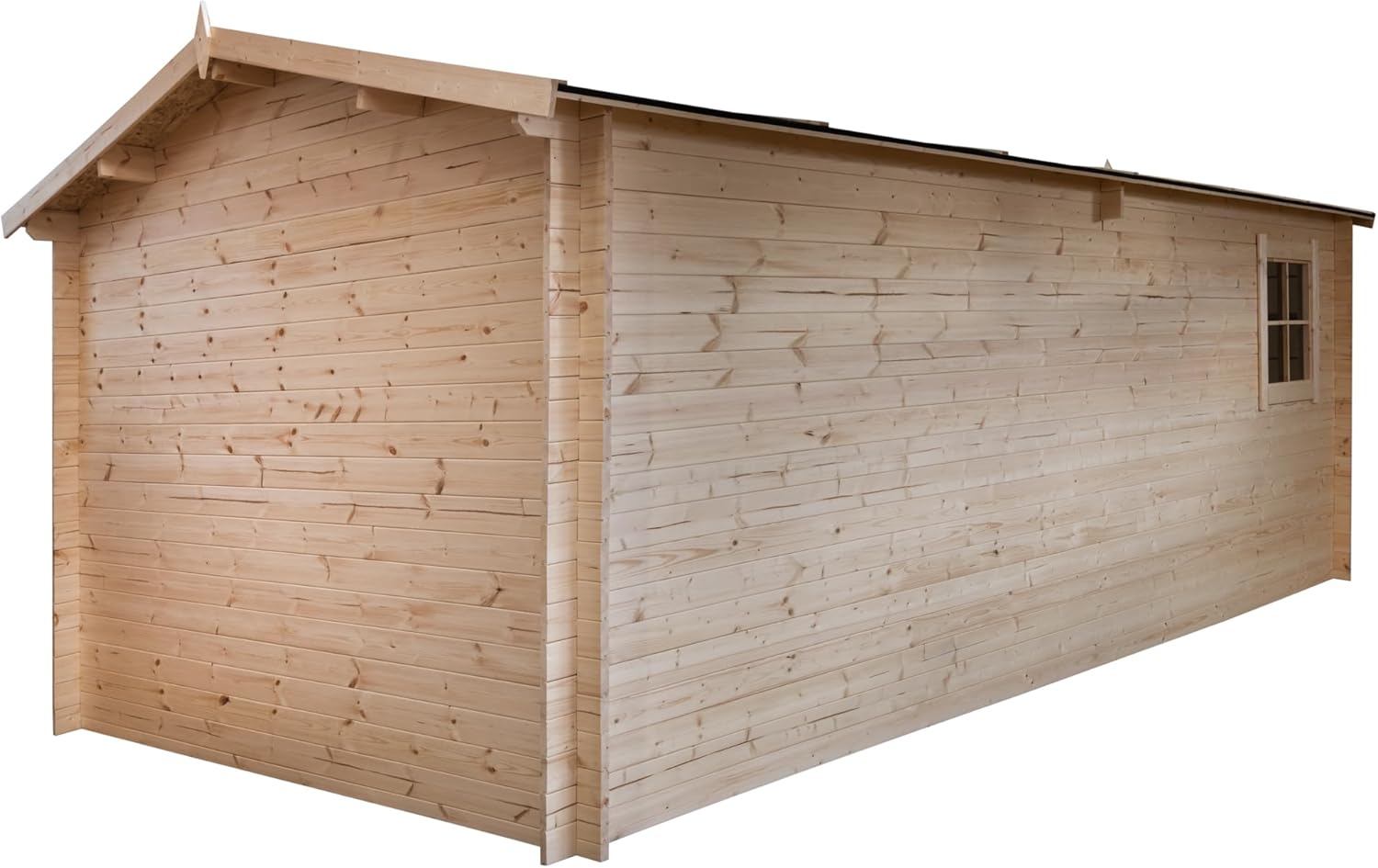 Garage en bois - 28mm - 17,42m² surface utile - INT013