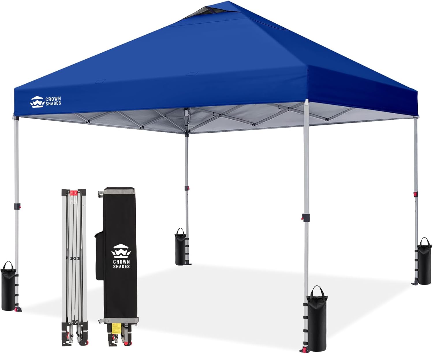 jardinite - Tonnelle pliante 3x3m - imperméable, UPF 50+, sacs de sable