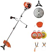 RURIS Débroussailleuse Thermique DAC 311fr Moteur TEZ 52cc, 3CV, 2 Temps, Largeur 250mm - Kit Inc...