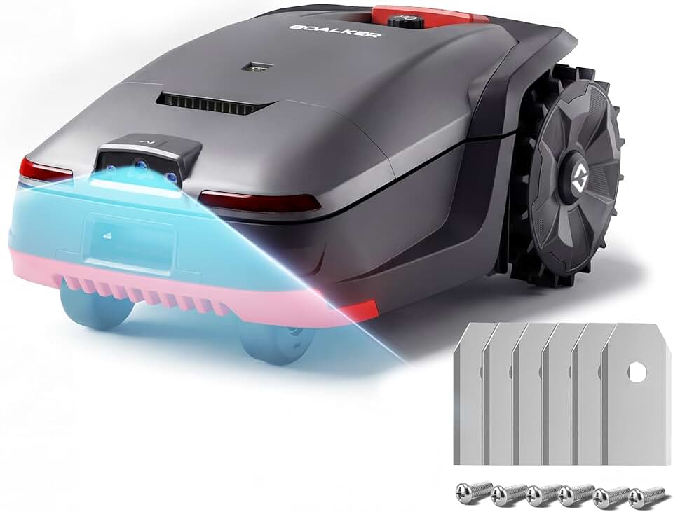 Robot tondeuse - Dual LiDAR & IA Vision, 2000m², pente 45%, RTK/GPS, H1
