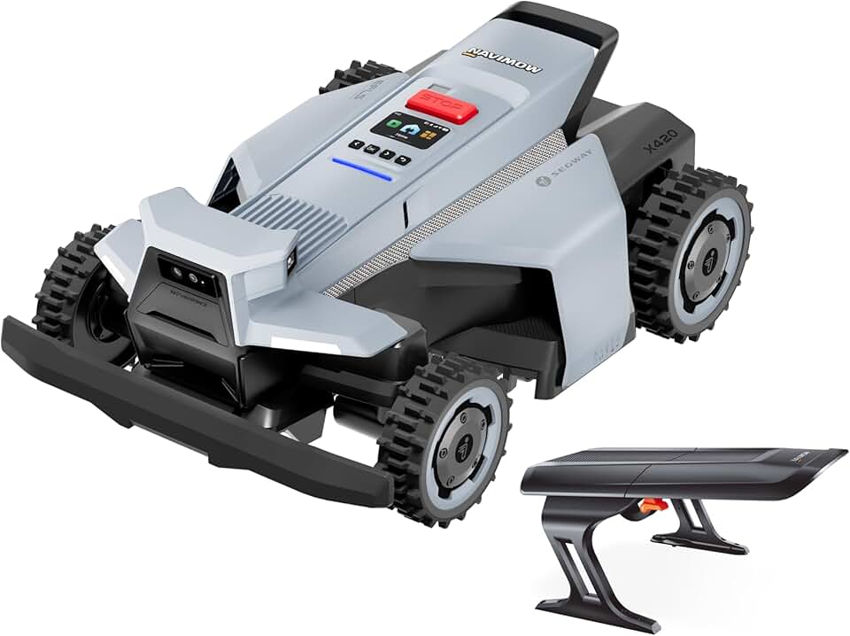 Segway - jardinite X420 - robot tondeuse 4x4, pente 84%, 2000 m², X420