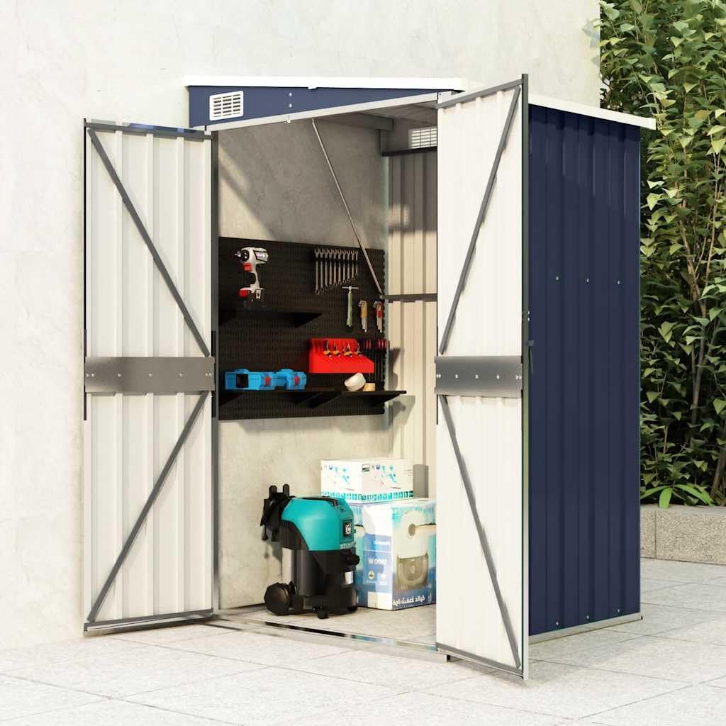 Remise de Jardin Murale - anthracite, acier, 118x100x178cm, 22.7kg