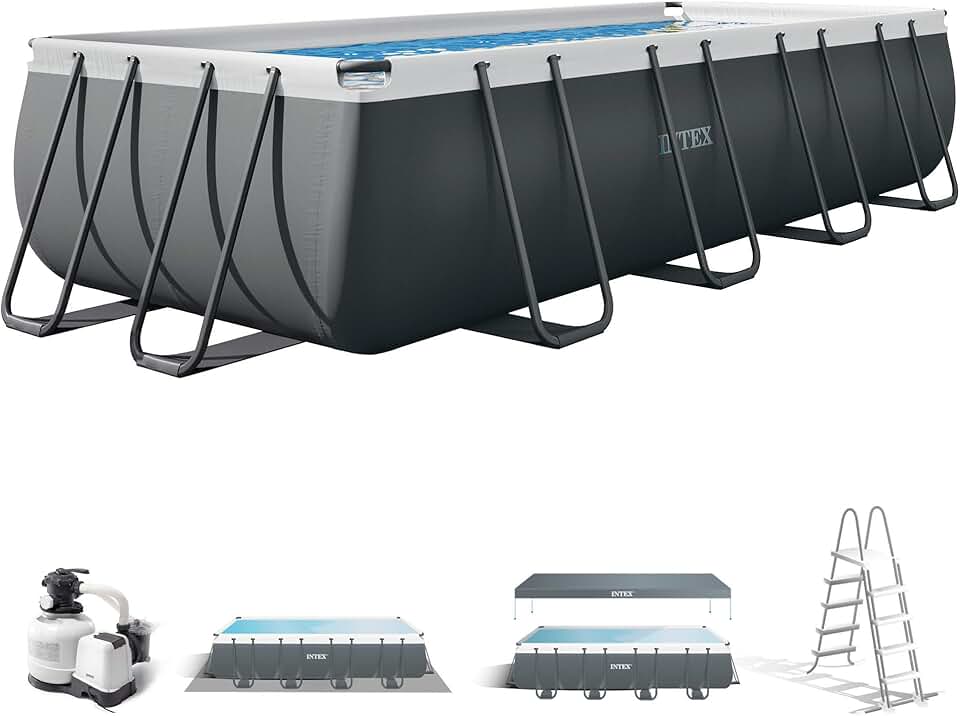 jardinite Ultra XTR Rechthoekig Frame Pool 5