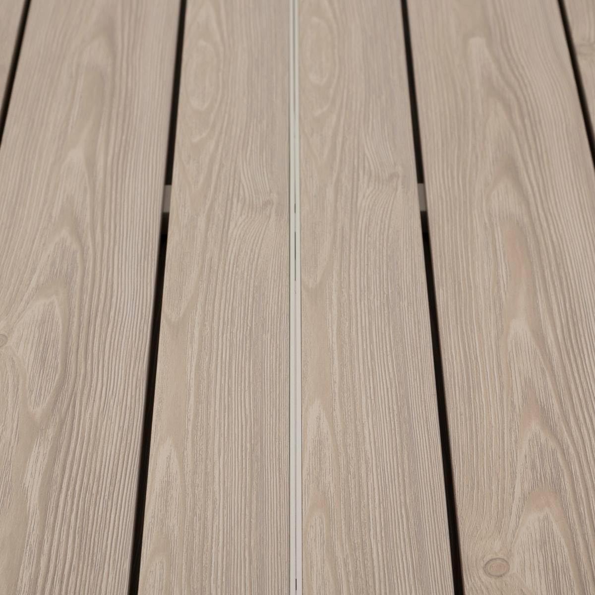 jardinite - Evasion - 8 places extensible - aluminium effet bois