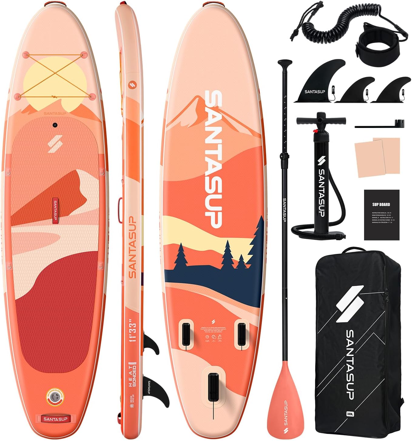 Stand Up Paddle gonflable - large 10'6