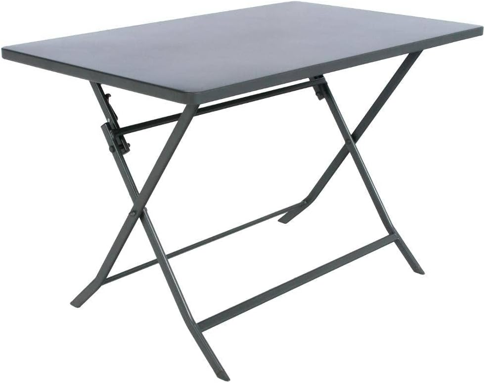 jardinite - Greensboro - 4 places, rectangulaire, acier renforcé, gris graphite