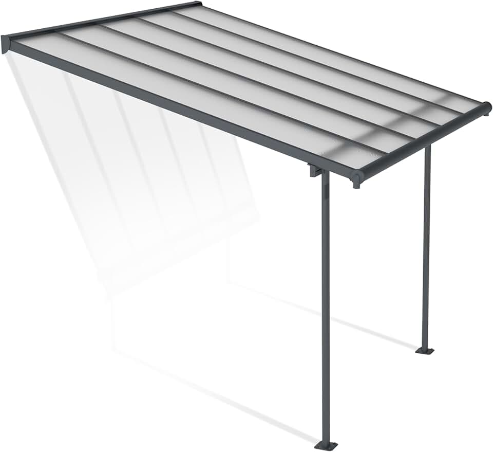 jardinite by jardinite - Pergola Sierra - 3x3,05m - aluminium & polycarbonate, moderne et élégante