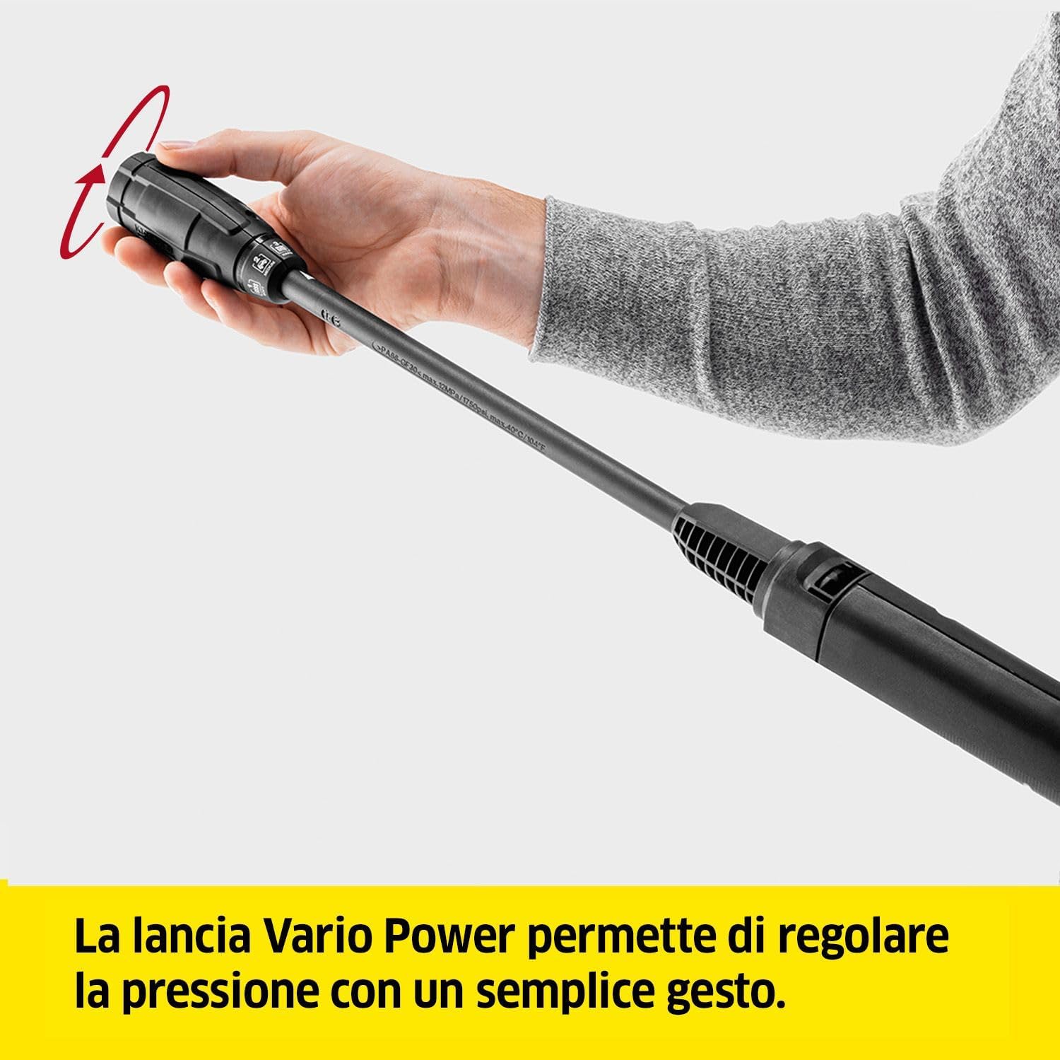 jardinite Nettoyeur Haute Pression K 5 Premium Power Control, Pression : max. 145 bar, Débit : 500 l/h, Surface : 40 m²/h, Poids : 13,9 kg, Flexible et Pistolet Haute Pression, Rotabuse, Lance
