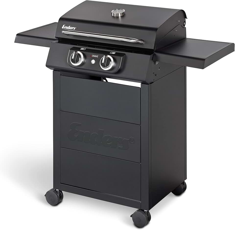 jardinite - barbecue électrique eCRAVE 2 - fonte, 2 éléments, rangement