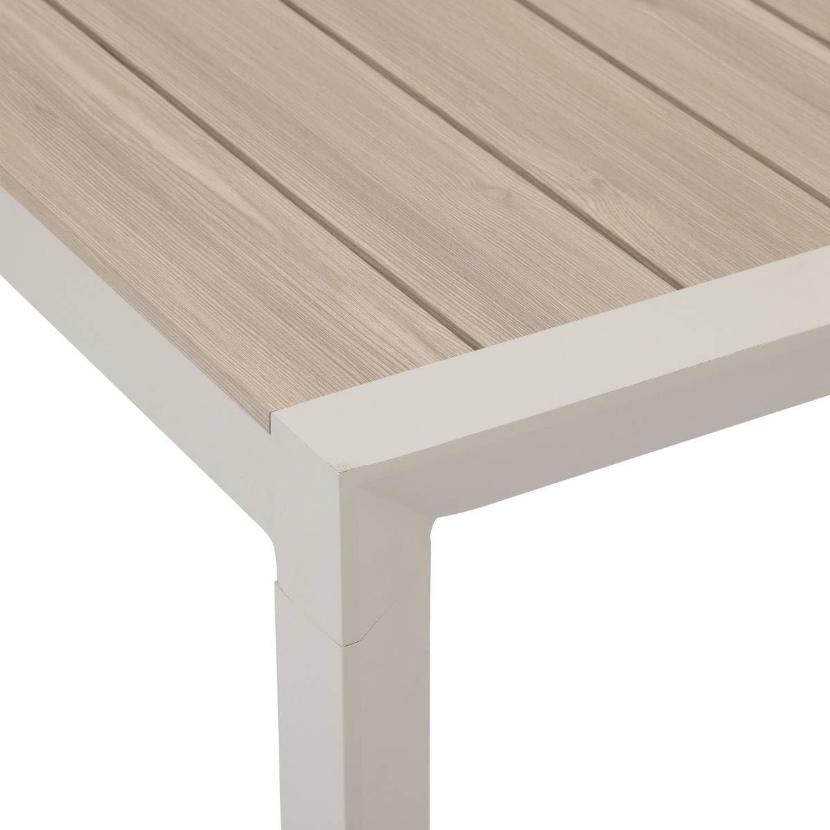 jardinite - Evasion 4 places - aluminium effet bois lin et argile