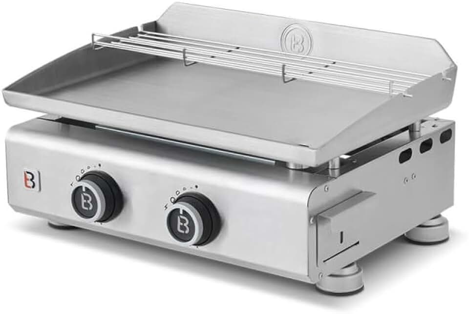 Favex - jardinite plancha gaz inox 2 feux 52x34cm 5,3kW Stable Flame
