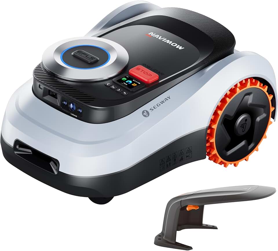 Segway - jardinite i208 - 800m² - Robot tondeuse LiDAR, garage, 4G, pentes 45%