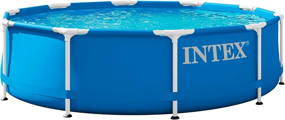 jardinite - Piscine Cadre Métal - Ø305x76 cm - hors-sol, structure acier