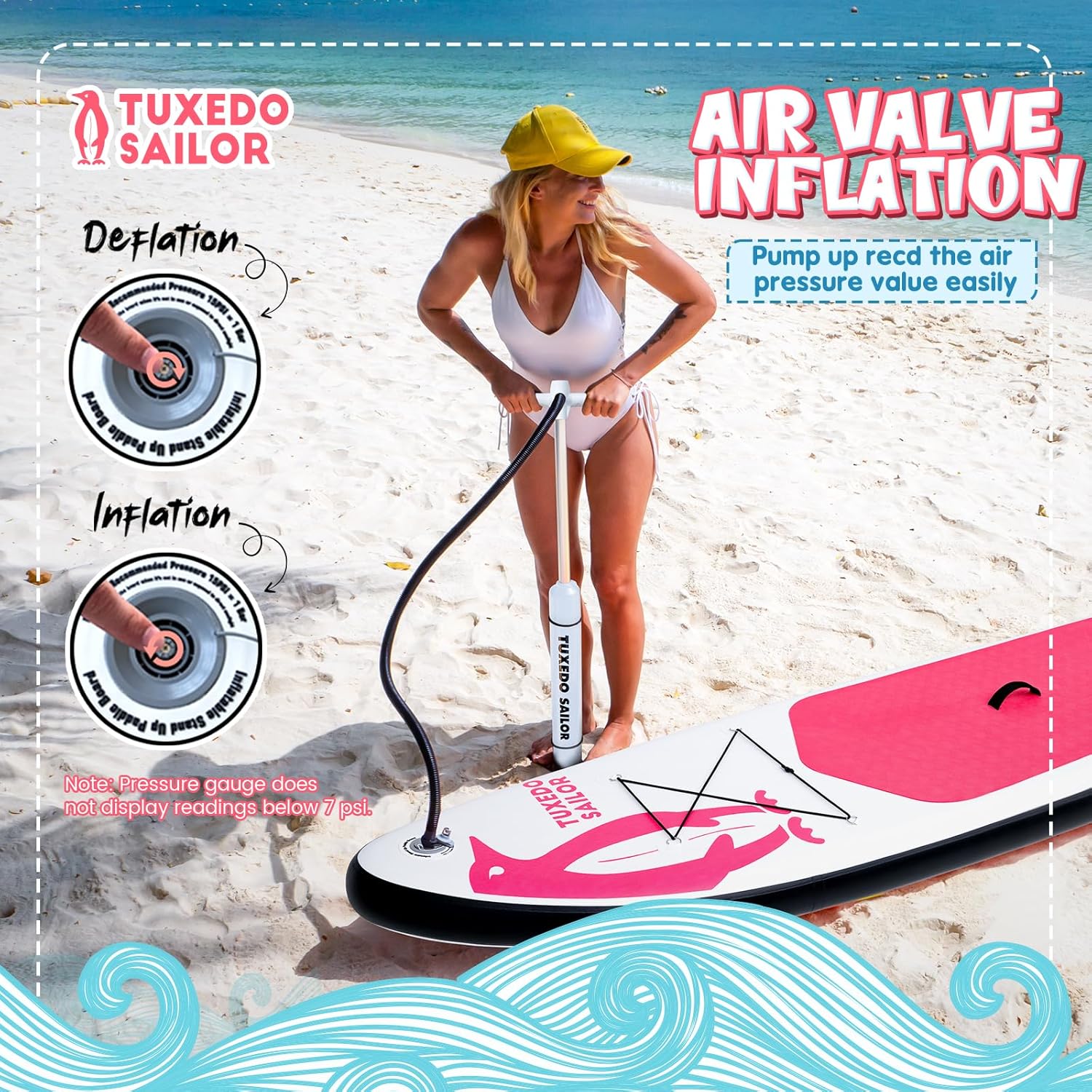 jardinite - SUP gonflable adulte - Accessoires inclus - robuste