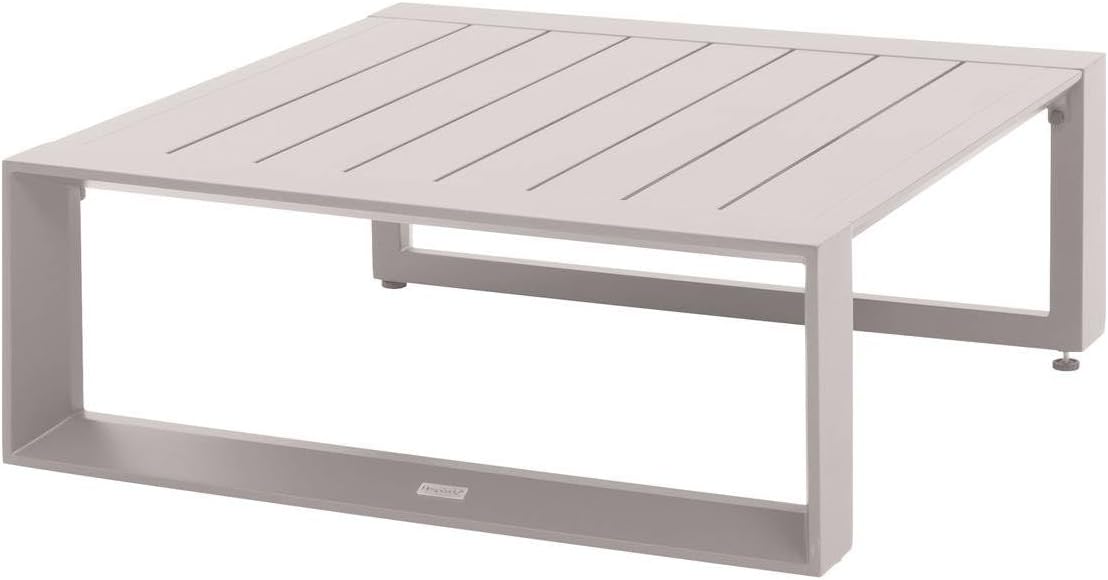 jardinite - Allure table basse jardin 79x79x30 cm - aluminium époxy