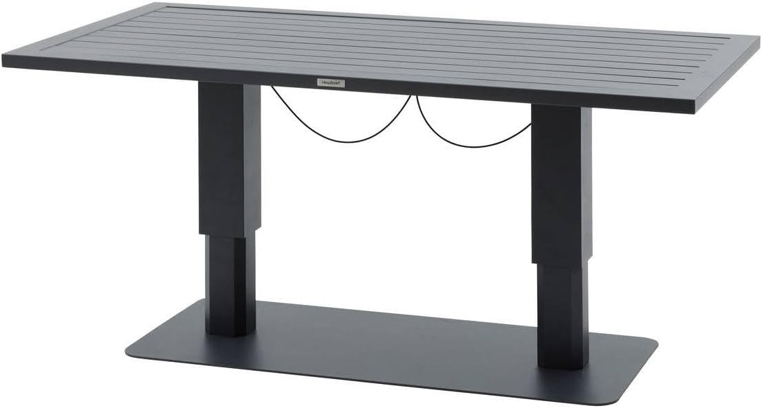 jardinite - Salimia - 150x80 cm - table relevable, alu anticorrosion