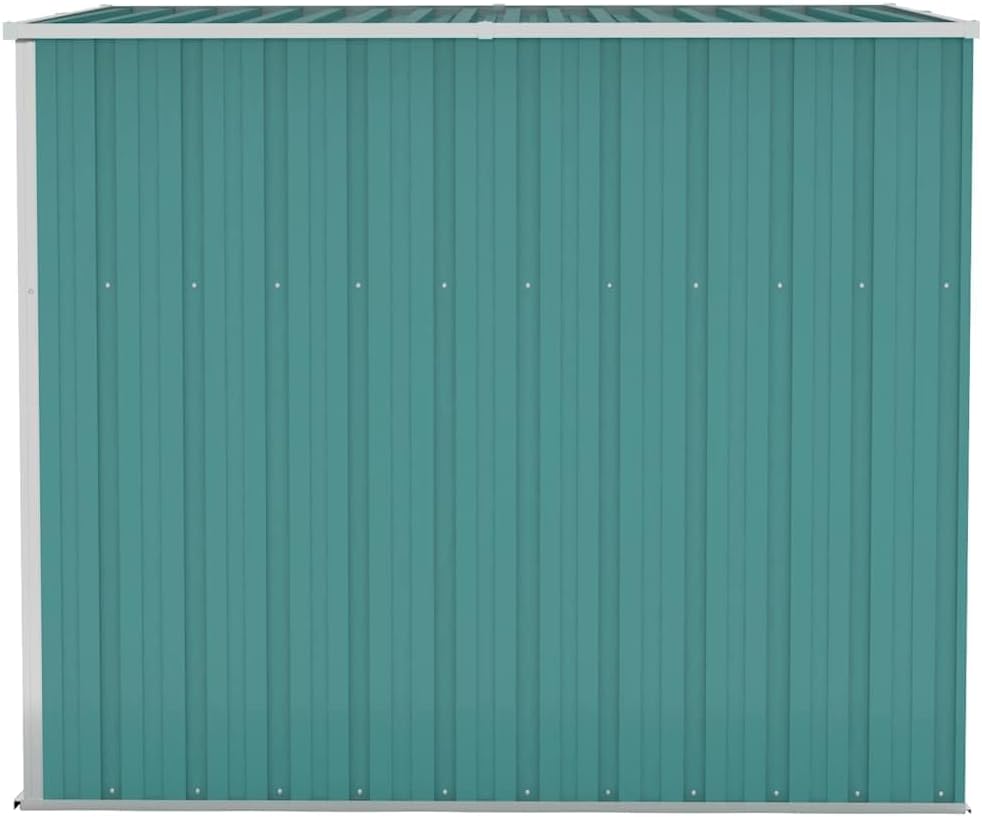 jardinite Abri de Jardin Mural Vert 118x194x178 cm )