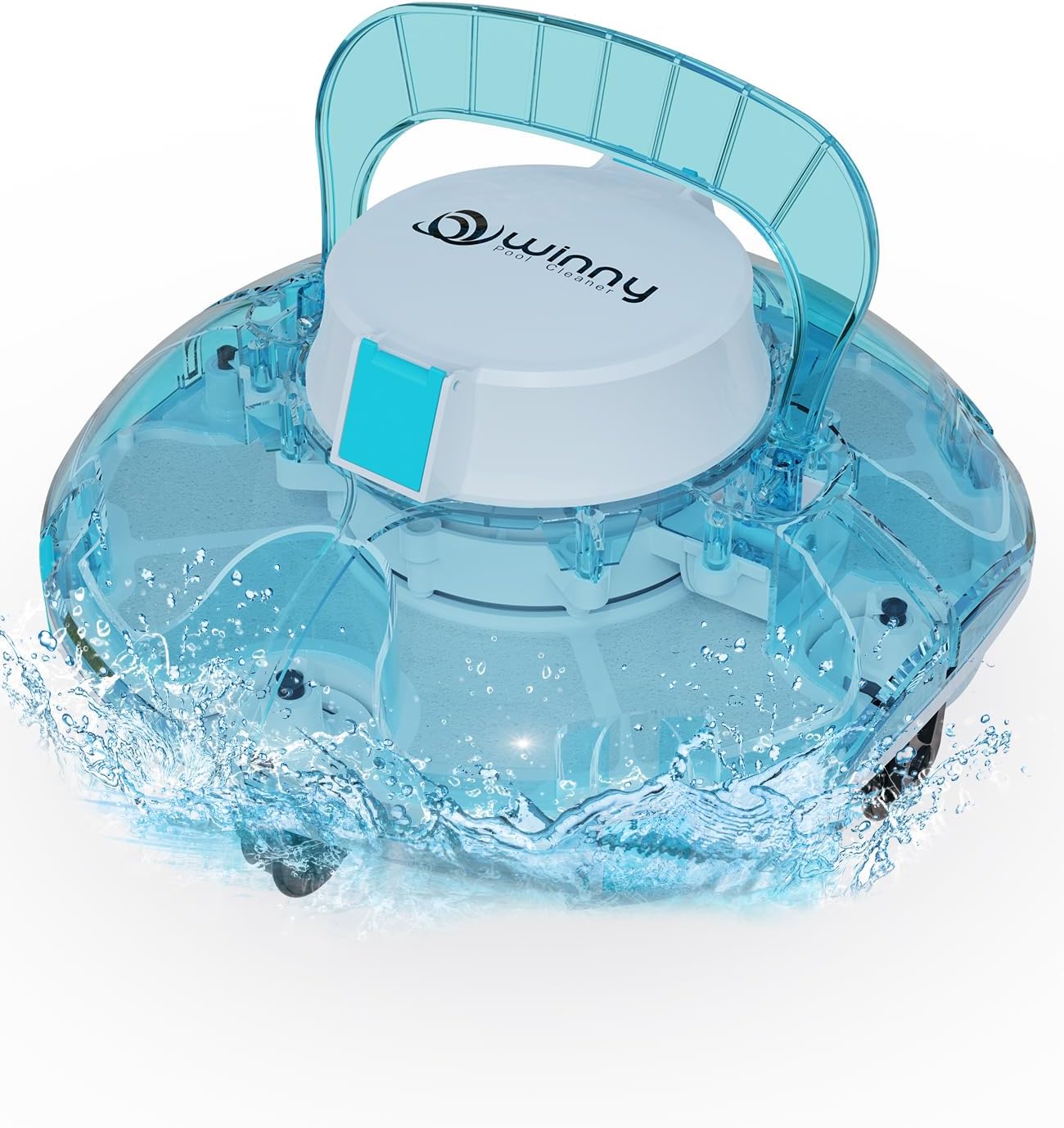 WINNY - 200 Robot Piscine - 60m² - sans fil, autonomie 75min, double filtration