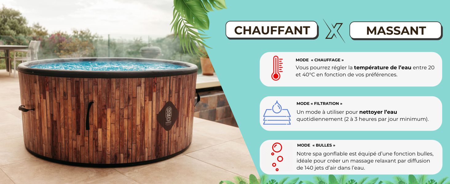 les avantages d'un bain à remous