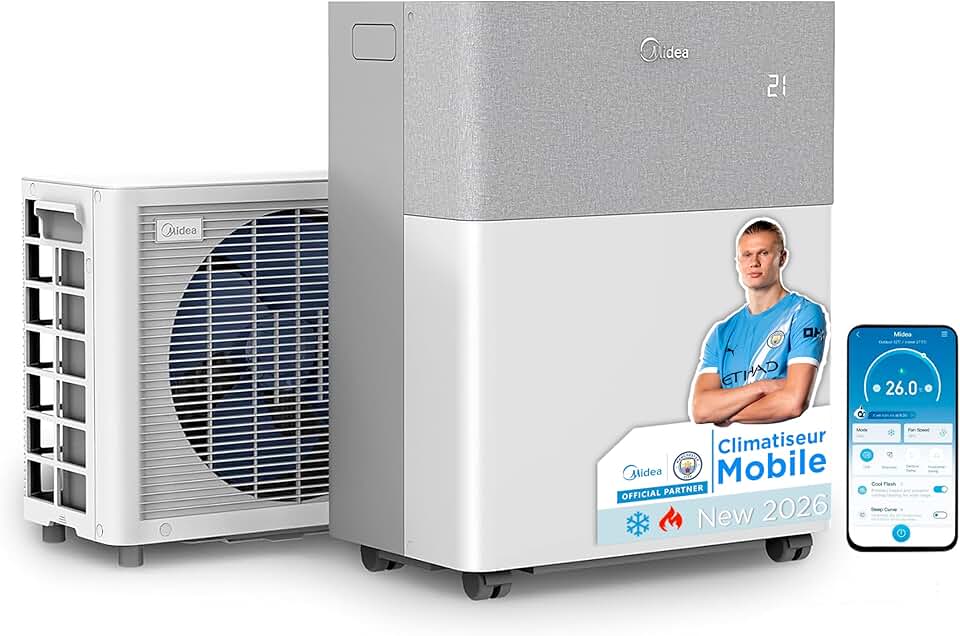 jardinite - PortaSplit 12000BTU - 3,5kW, 4-en-1, silencieux, portable jardinite