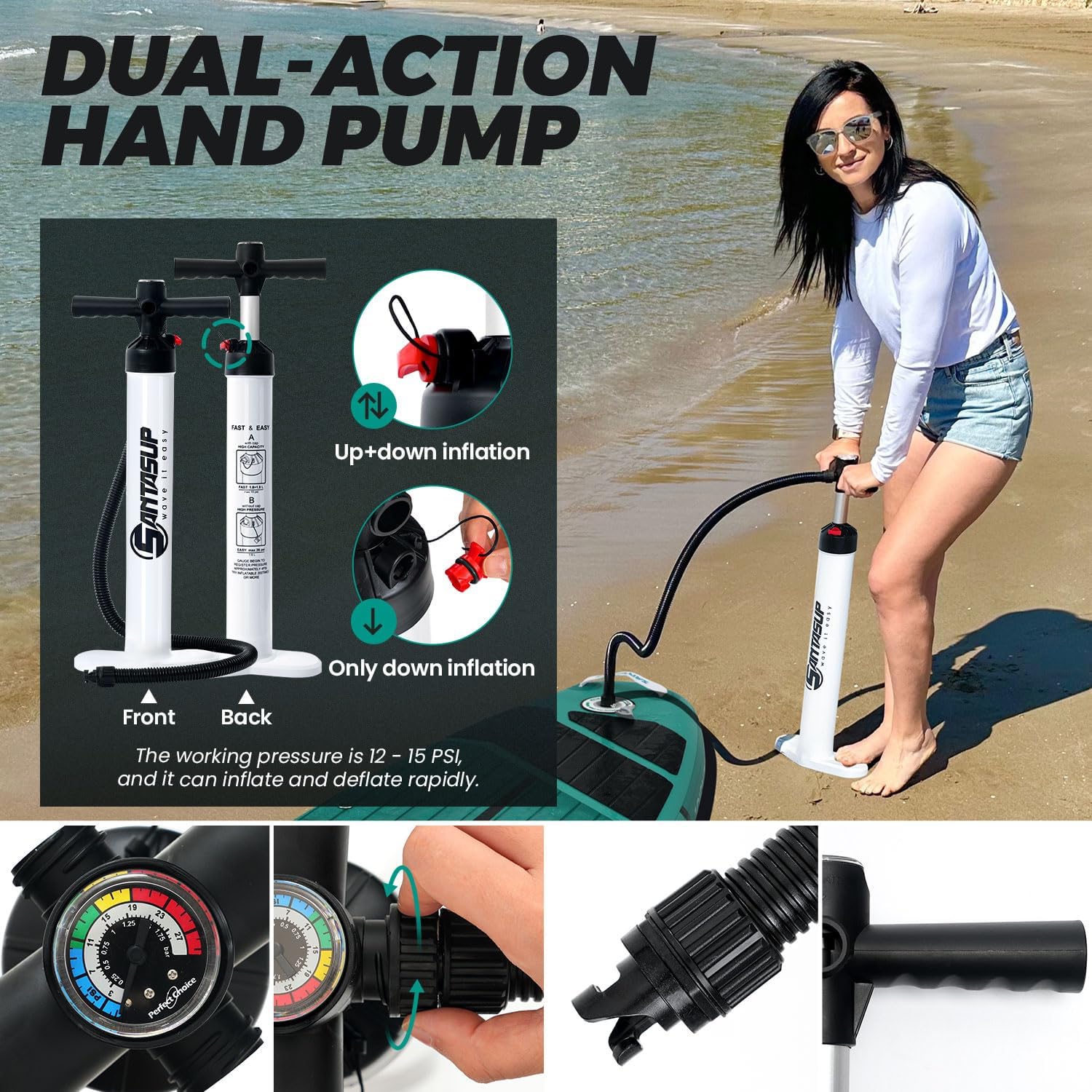 Stand Up Paddle Gonflable - EVA antidérapant - 10'6