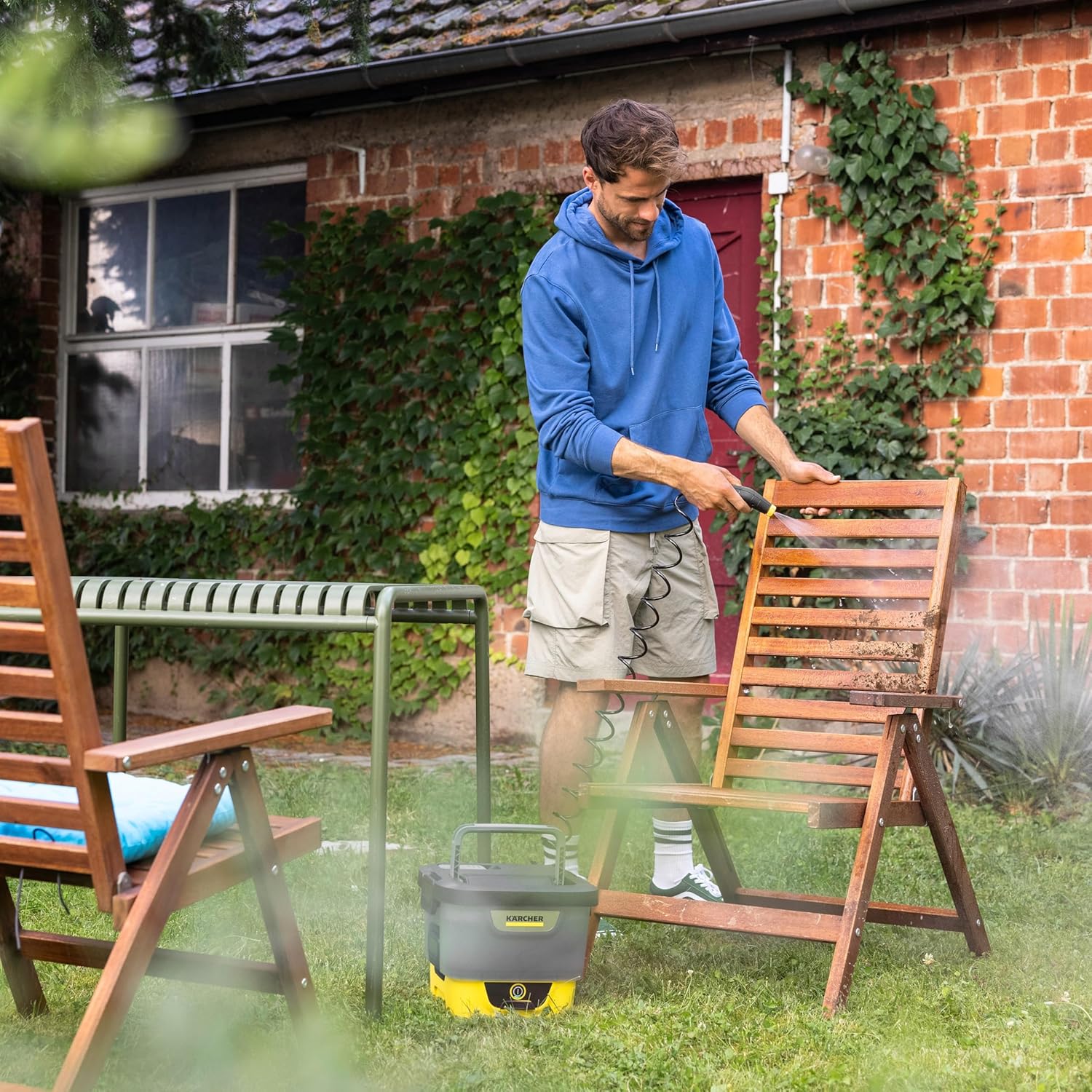 jardinite - Nettoyeur Mobile OC 4 - 3,1 kg, 8L, batterie Li-Ion, 2L/min