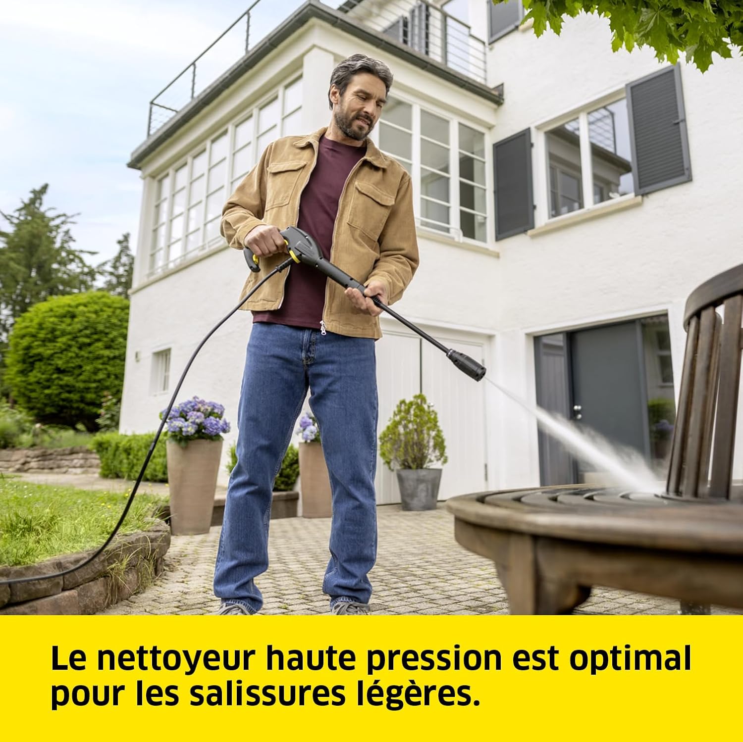 jardinite - K 3 Horizontal Plus - 3,6kg - 120 bar, 380l/h, filtre, pistolet