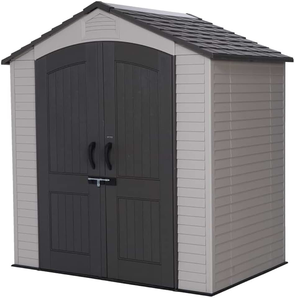 jardinite - Abri de jardin série Tan - 132,7x204,4x227,9 cm - robuste, spacieux