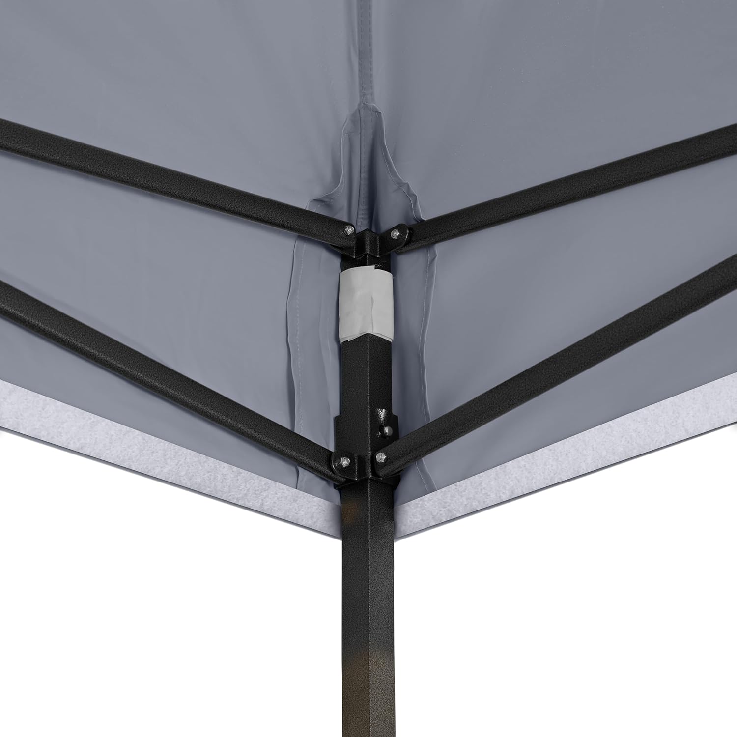jardinite - Tonnelle série résistante - 3x3m - étanche, gris métallisé