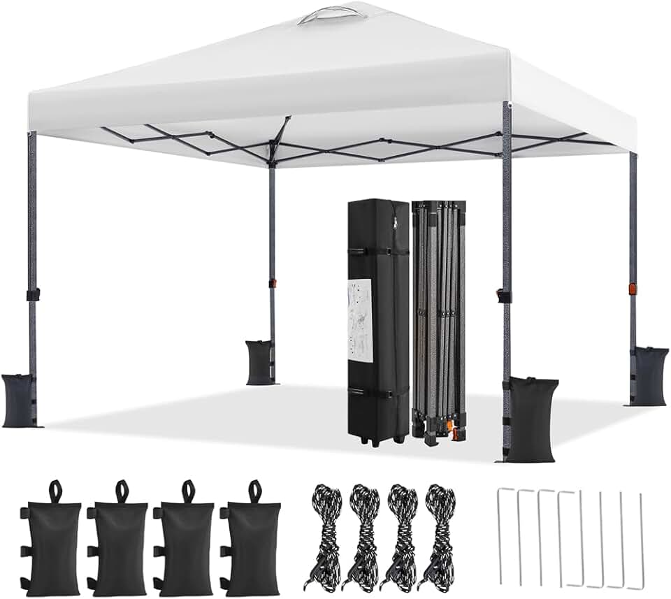 jardinite - tonnelle pliante 3x3 m - imperméable, sac de transport