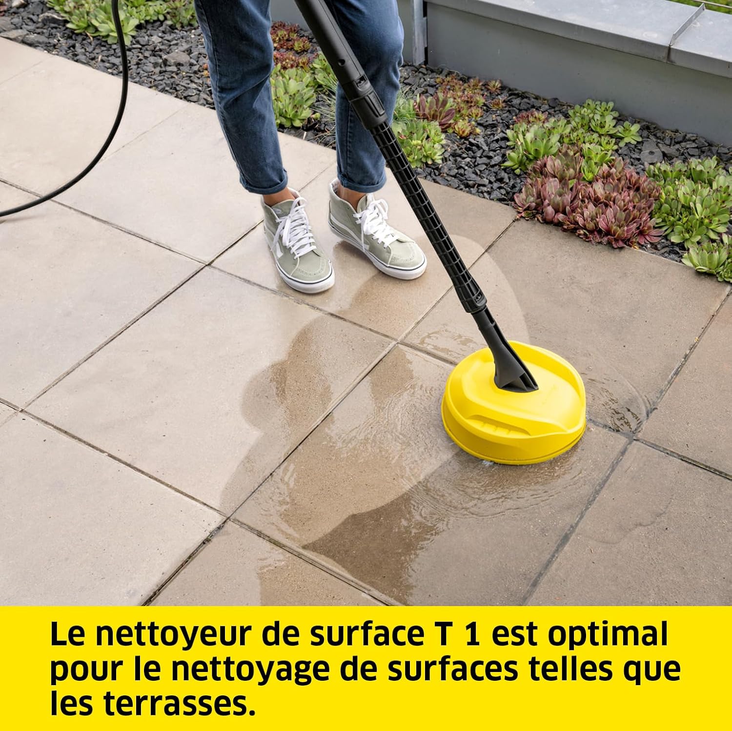 jardinite Nettoyeur Haute Pression K 3 Horizontal Plus Home, Pression : Max. 120 Bar, Débit : 380 l/h, Surface : 25 m²/h, Filtre à Eau, Poids : 3,6 kg, Flexible et Pistolet, Lance, Rotabuse, Home Kit