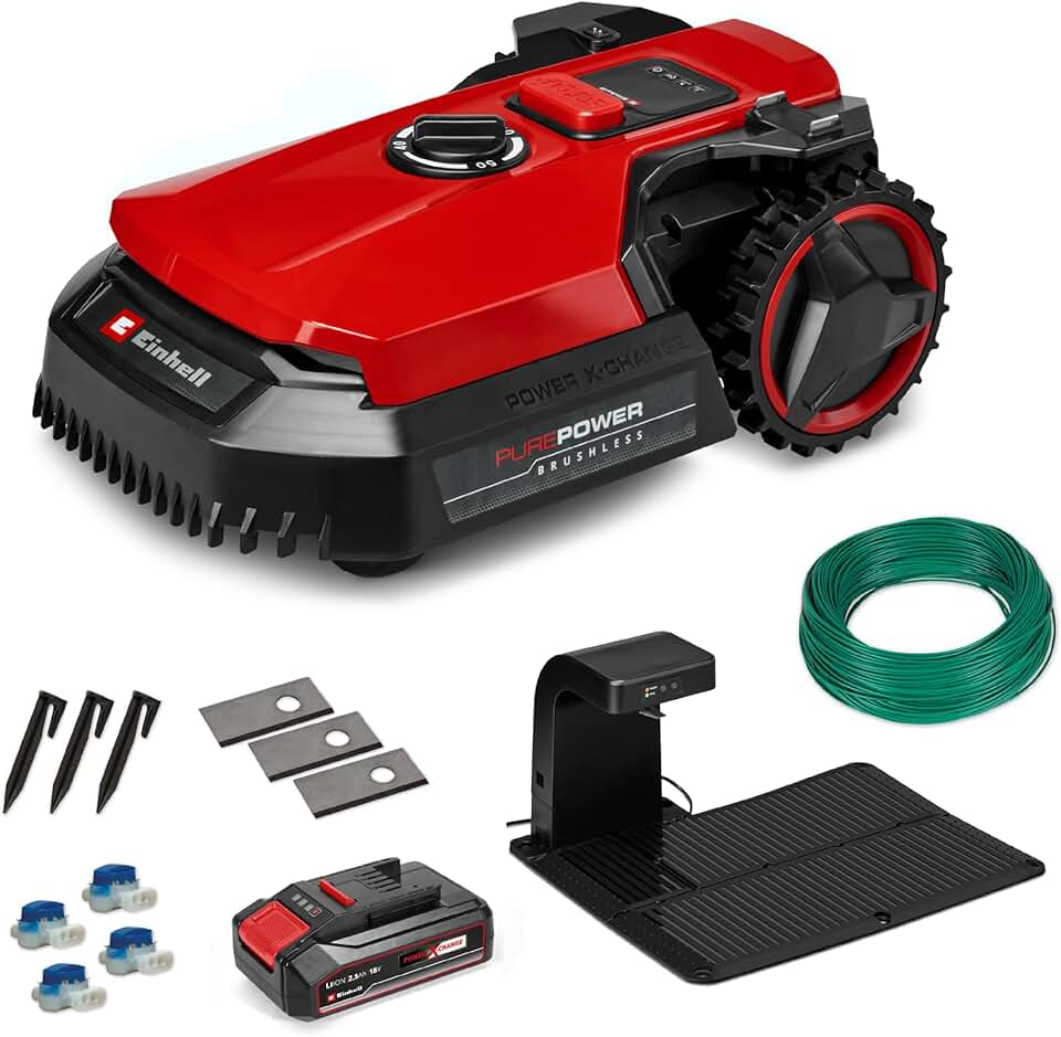 jardinite - FREELEXO 500 - robot tondeuse 500 m², batterie 2,5 Ah, app mobile IPX5