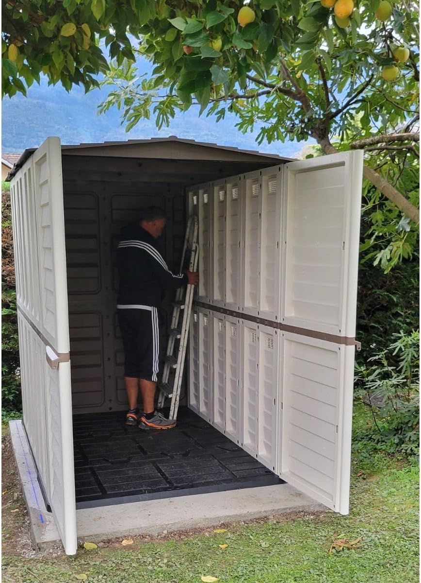 jardinite - Abri de Jardin XL 3,14m², double paroi, anti-UV, 5500L