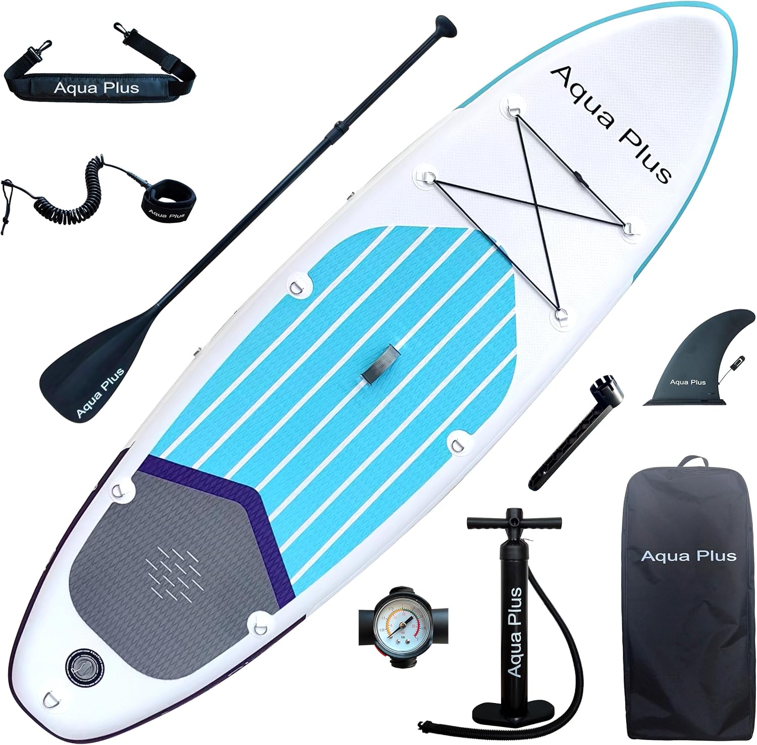 jardinite - SUP gonflable 15cm - planche à pagaie, pompe, sac à dos