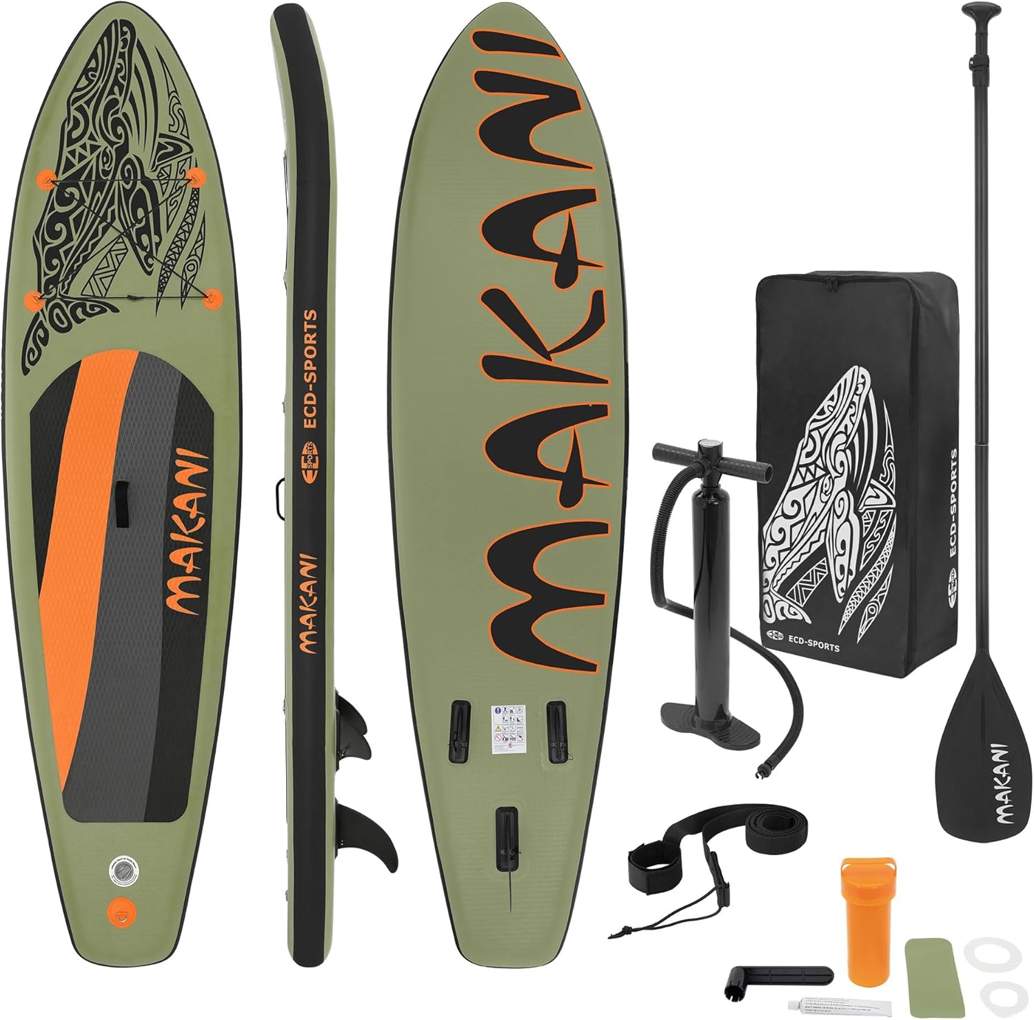 jardinite - Stand Up Paddle Série - 305/308/320/380 cm - PVC, 120/150 kg, épaisseur 10/15 cm, sac, pompe