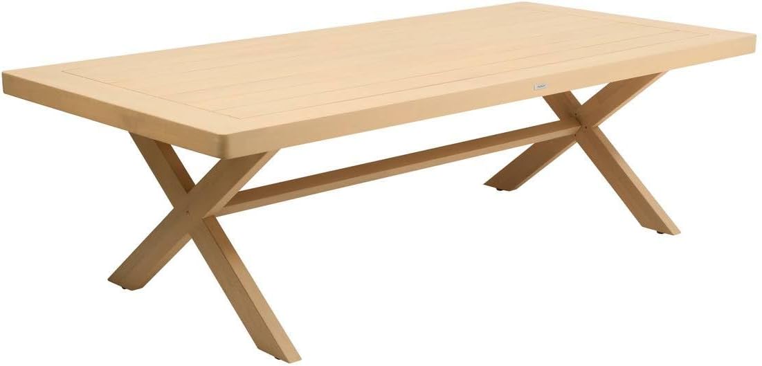 jardinite - Xenia table de jardin 10 places - eucalyptus - grande taille