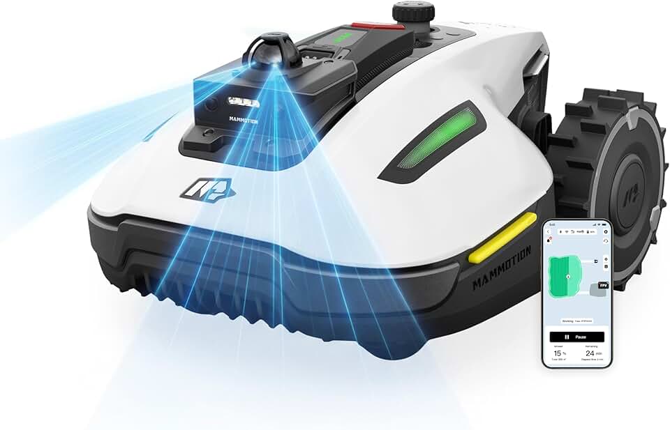 jardinite - Yuka Mini 2 - 800 m² - navigation LiDAR, IA, DropMow, pente 45% - YUKA Mini 2 800